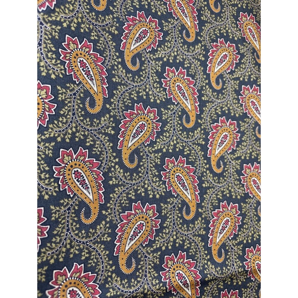 Jo Morton For Andover Fabrics 2012 Paisley Cotton Fabric 1/2 yard x 44"